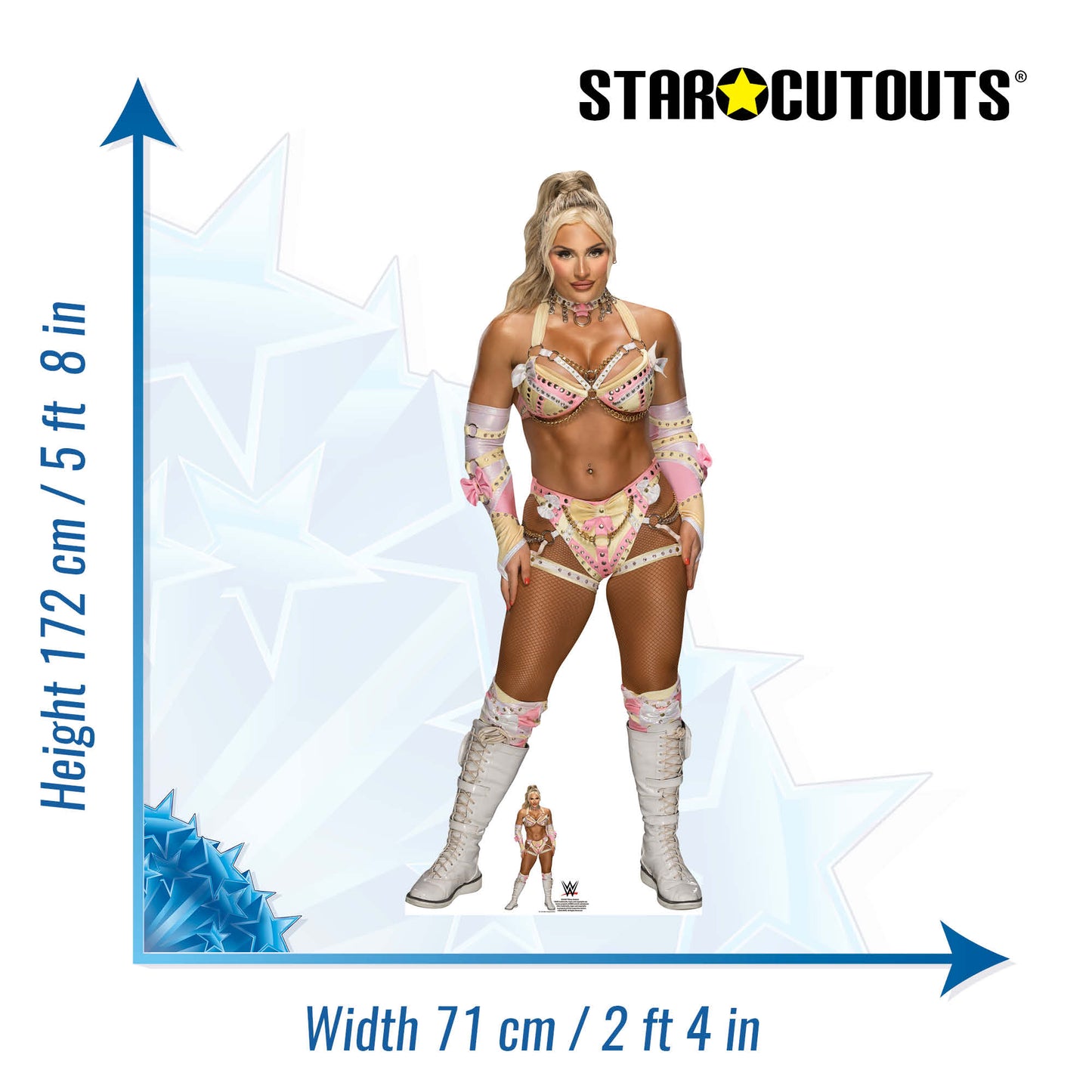 SC4587 Tiffany Stratton WWE Cardboard Cut Out Height 172cm