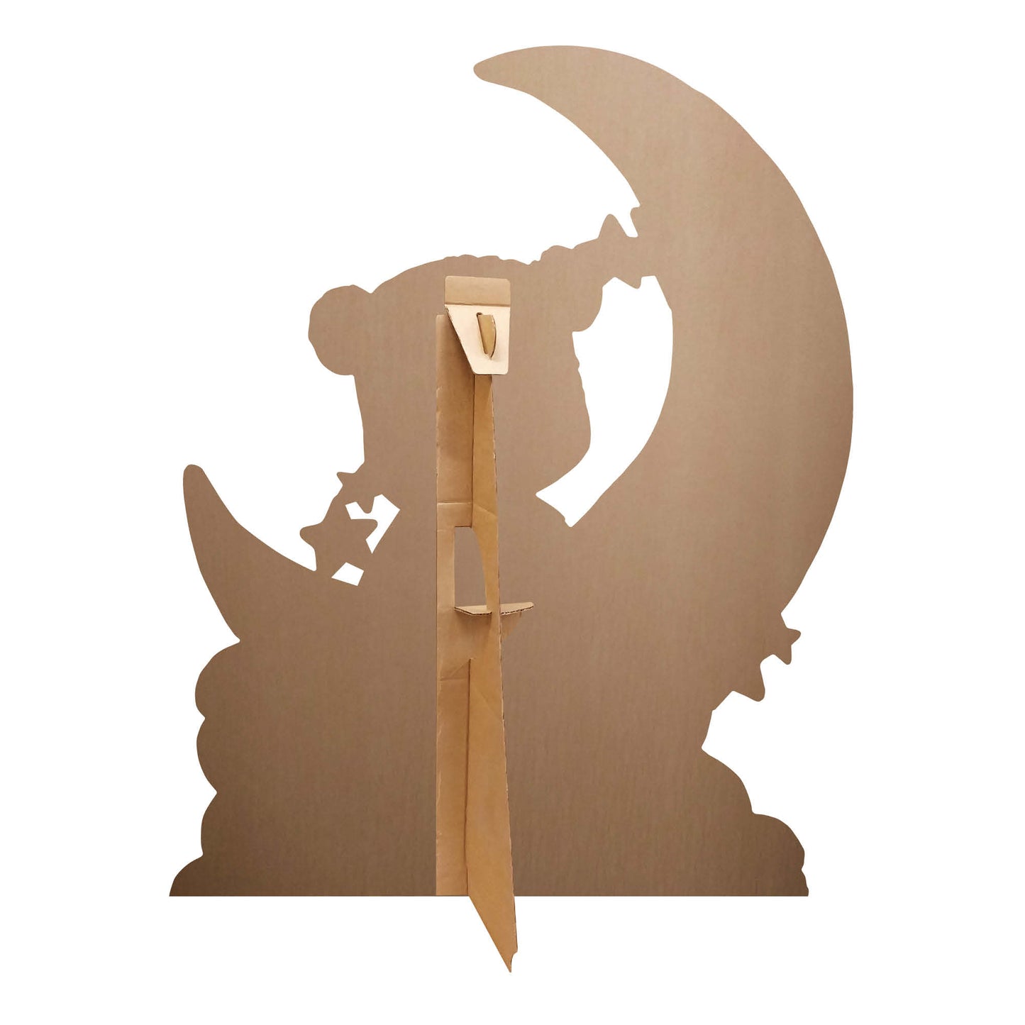 SC4596 Cute Baby Teddy Bear Moon Blue Cardboard Cut Out Height 92cm