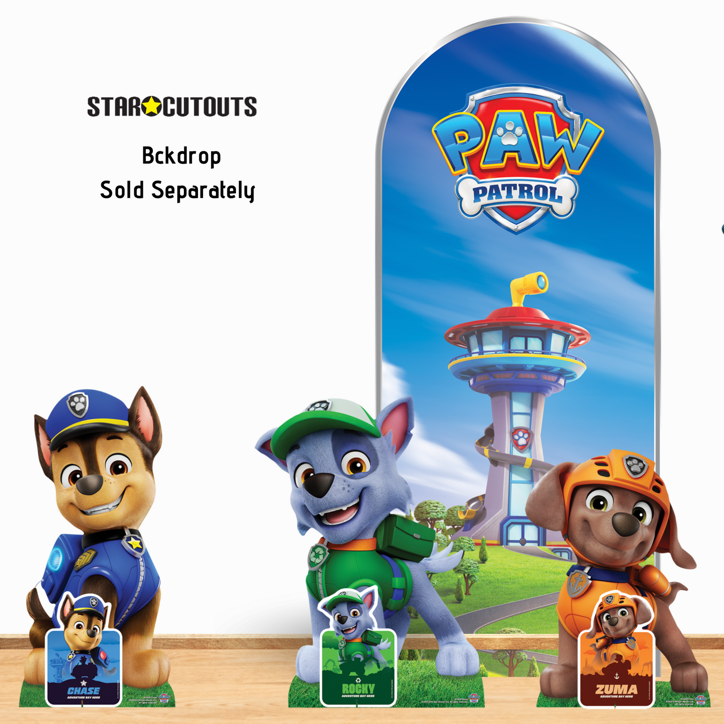 SC4605 Paw Patrol Chase Police Puppy Cardboard Cut Out Height 133cm