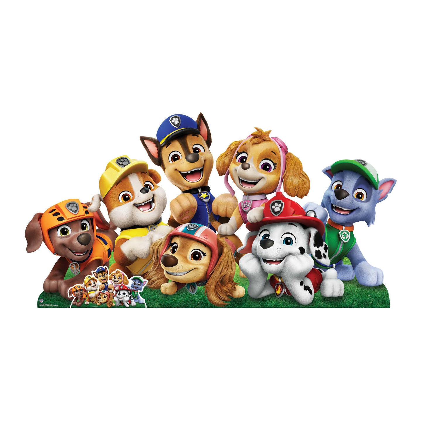 SC4601 Paw Patrol Group Shot Wide Cardboard Cut Out Height 94cm