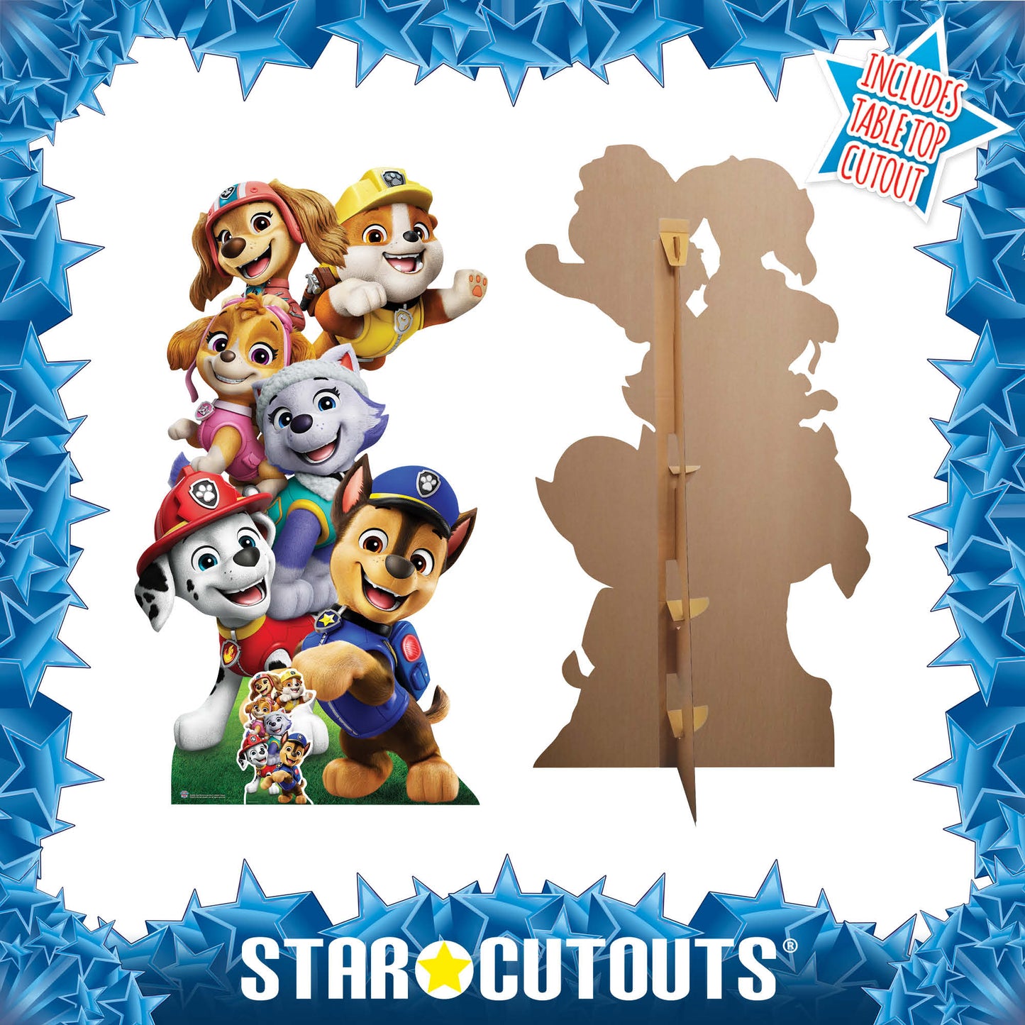 SC4602 Paw Patrol Group Shot Cardboard Cut Out Height 164cm