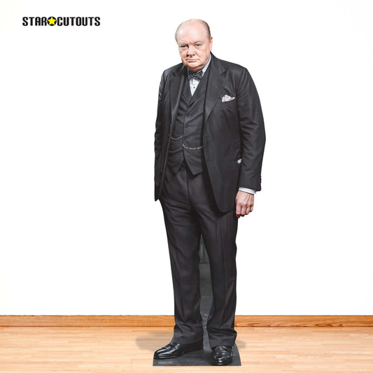 SC4609 Sir Winston Churchill Cardboard Cut Out Height 169cm