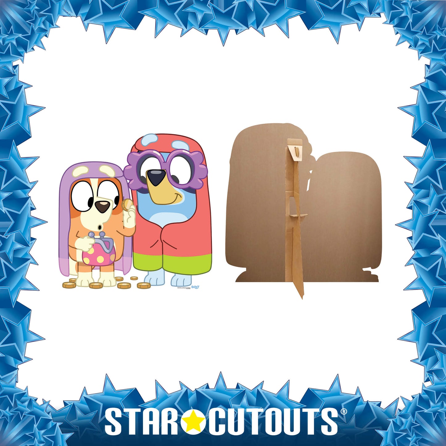 SC4624 Bluey and Bingo Grannies Cardboard Cut Out Height 91cm