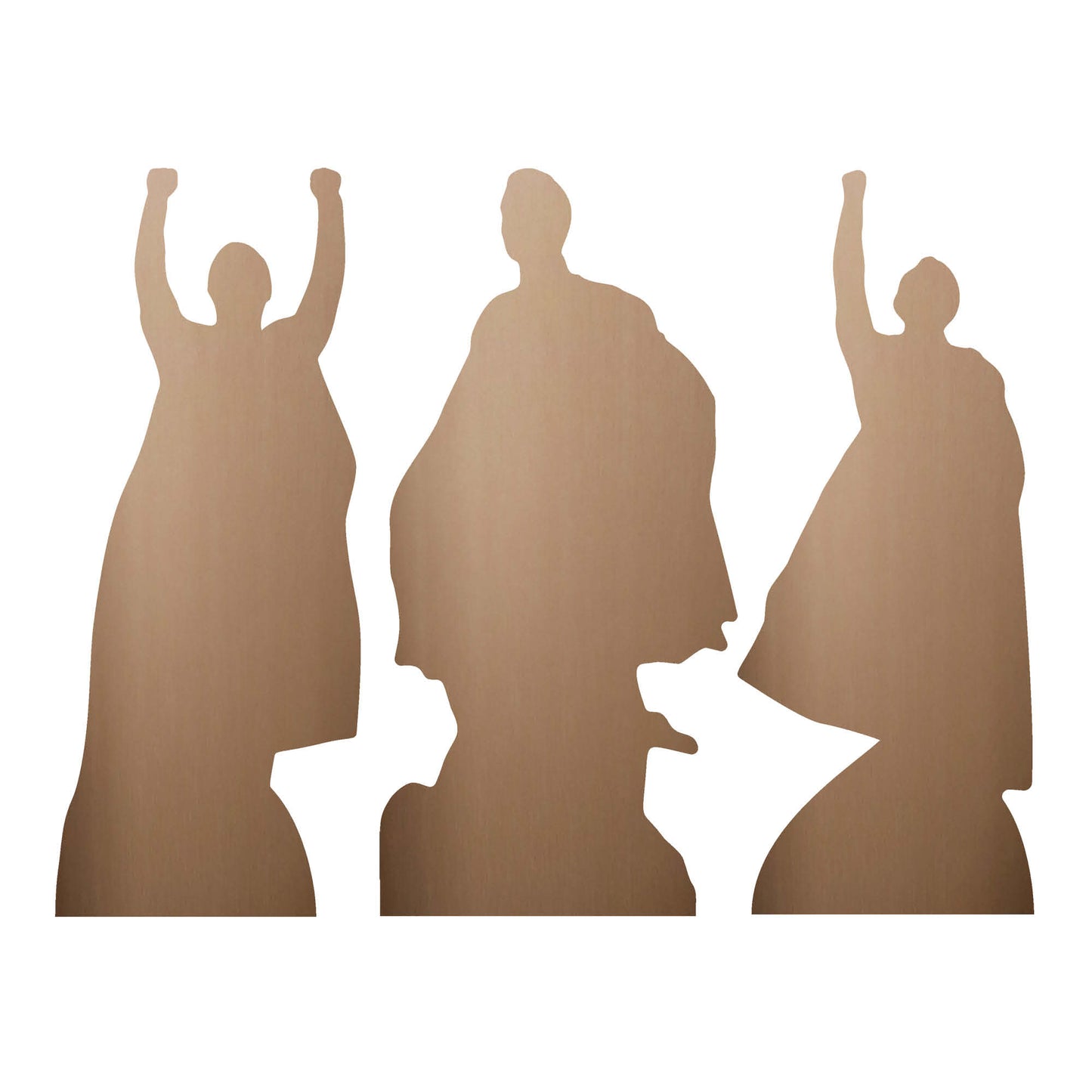 SC4636 Superman Look Up Movie Shelf Top Pack Cardboard Cutouts Height 30cm
