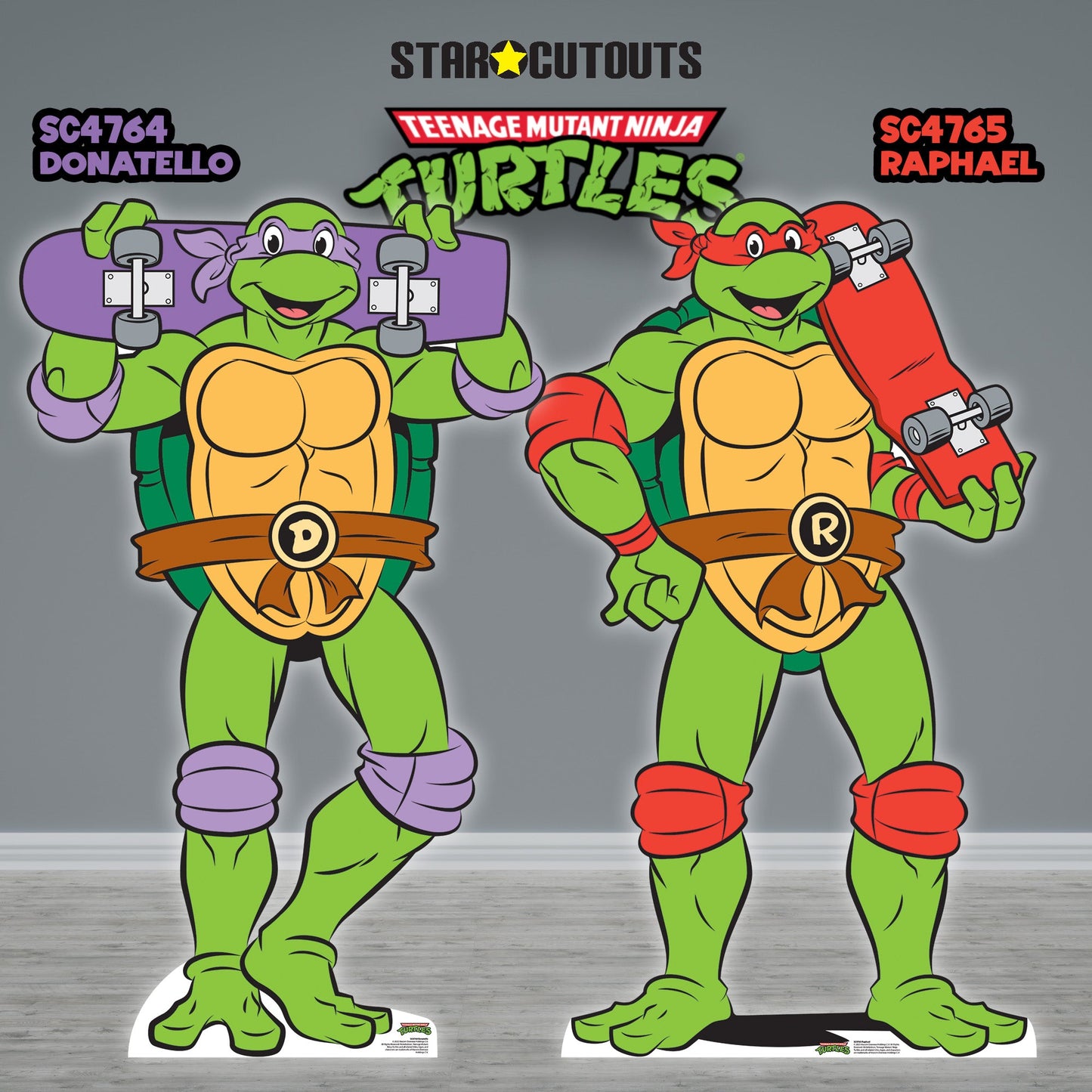 SC4764 TMNT Donatello Teenage Mutant Ninja Turtles Cardboard Cutouts Height 135cm