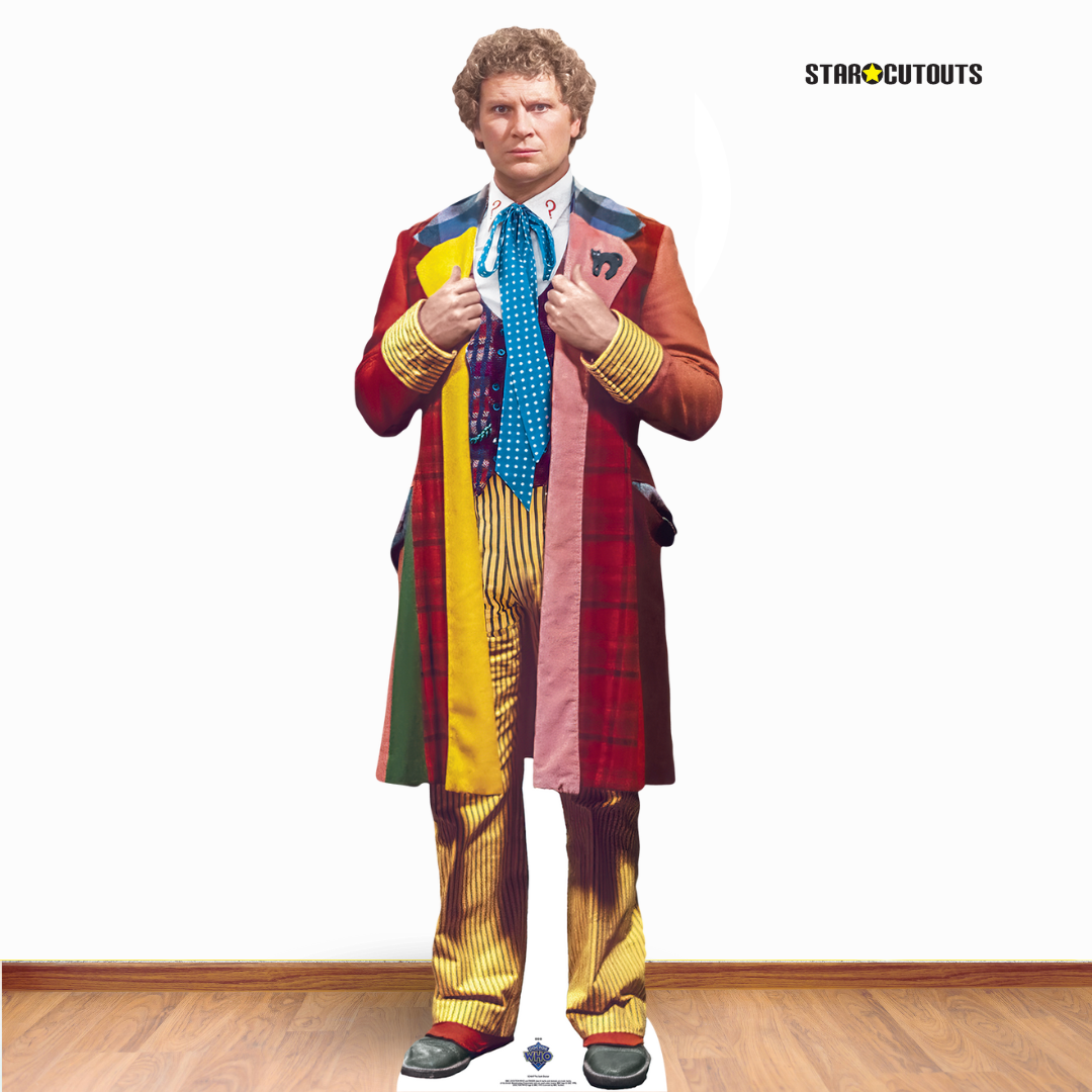 SC4647 Sixth Doctor Adventures - Colin Baker Cardboard Cut Out Height 183cm - mycardboardcutout
