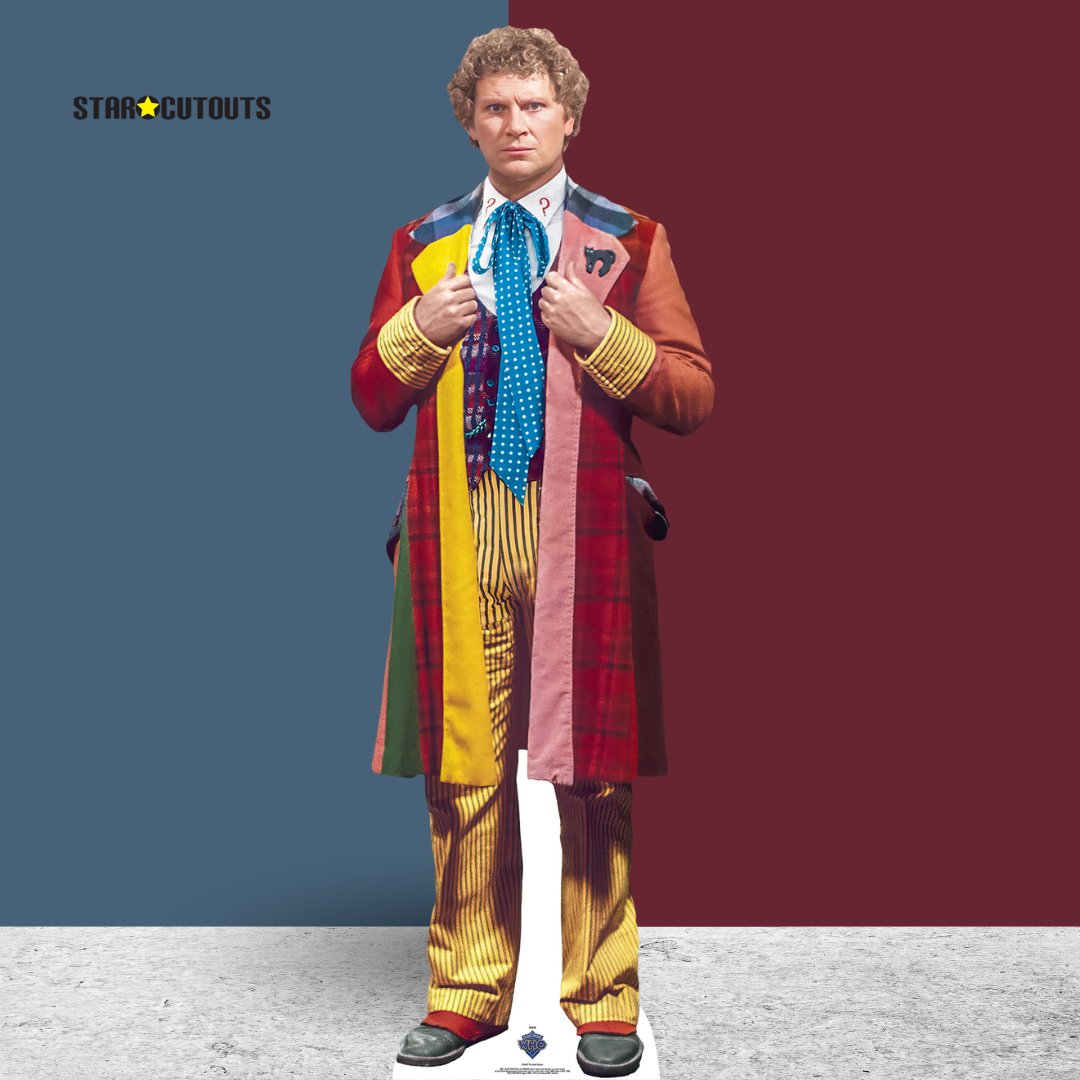 SC4647 Sixth Doctor Adventures - Colin Baker Cardboard Cut Out Height 183cm - mycardboardcutout