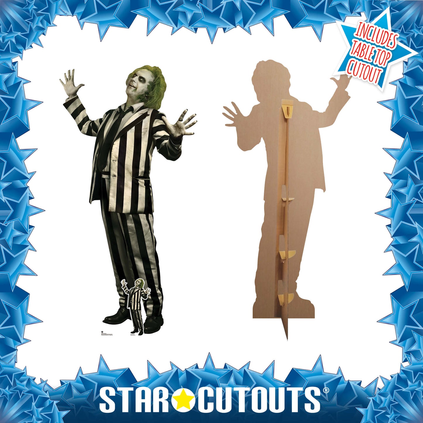 SC4667 Beetlejuice Michael Keaton Beetlejuice Beetlejuice Cardboard Cut Out Height 178.00cm