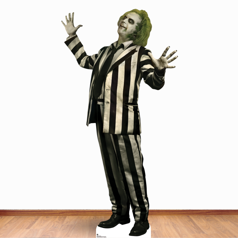 SC4667 Beetlejuice Michael Keaton Beetlejuice Beetlejuice Cardboard Cut Out Height 178.00cm