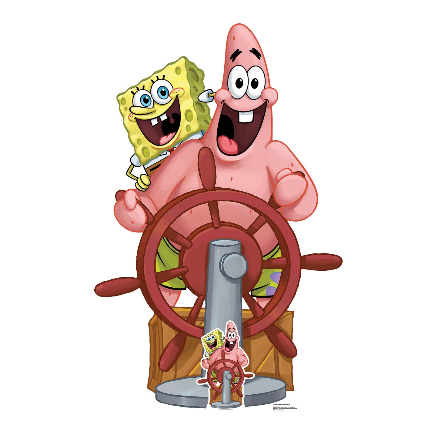 SC4689 SpongeBob and Patrick Cardboard Cut Out Height 133cm