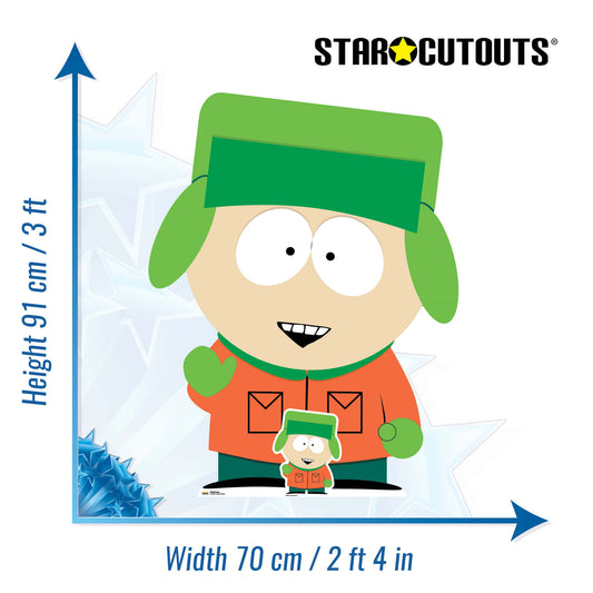 SC4694 South Park Kyle  Cardboard Cut Out Height 91cm