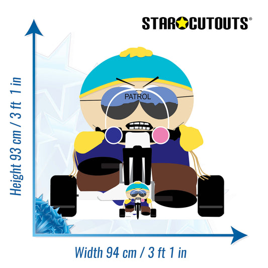 SC4697 South Park Cartman the Cop  Cardboard Cut Out Height 93cm