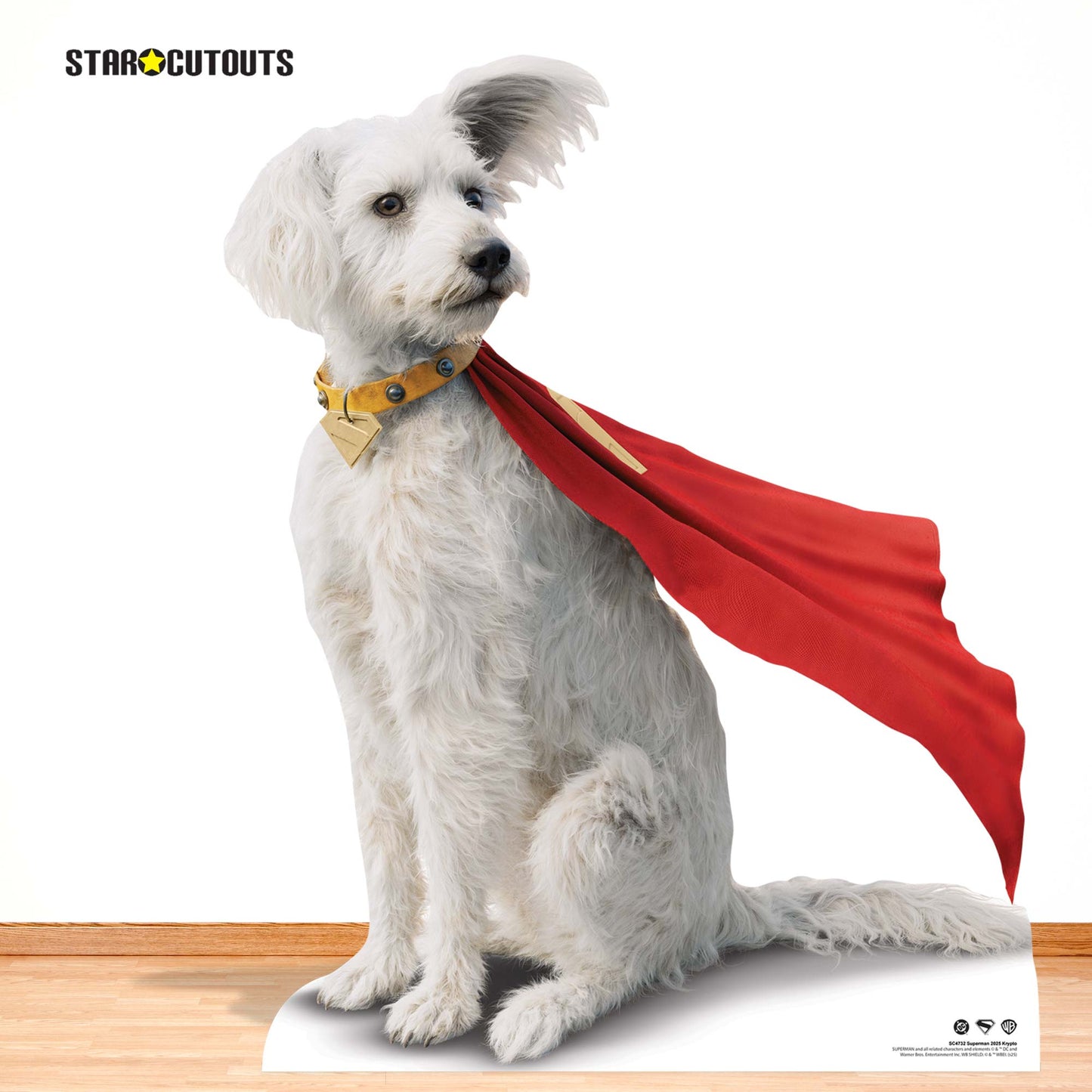 SC4732 Superman 2025 Movie Krypto Cardboard Cut Out Height 94cm