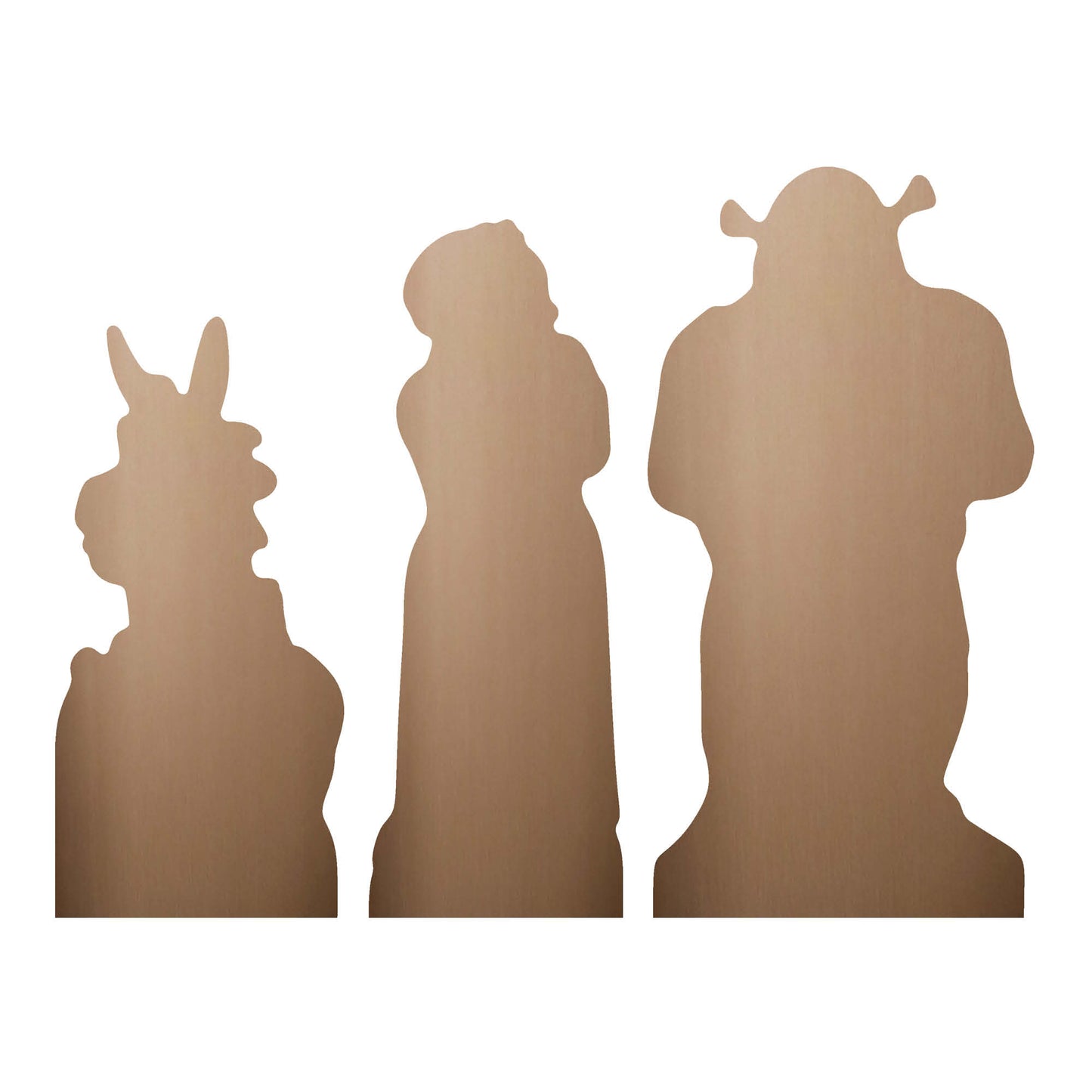 SC4734 Shrek Fiona Puss in Boots & Donkey Shelf Top Pack Cardboard Cutouts Height 29cm