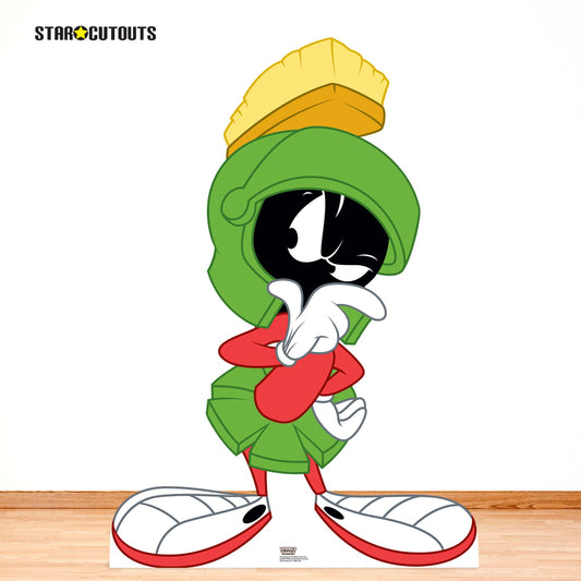 SC4738 Marvin The Martian Hmm Pose Cardboard Cut Out Height 135cm