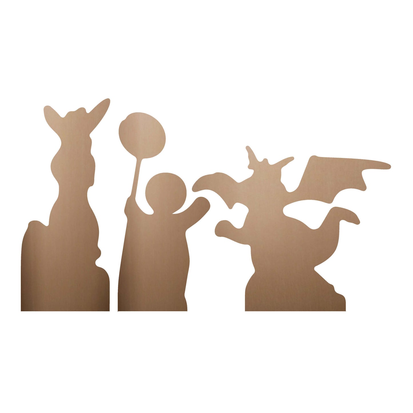SC4740 Gingy Ginger Bread Man Donkey Dragon Shrek Shelf Top Pack Cardboard Cutouts Height 28cm