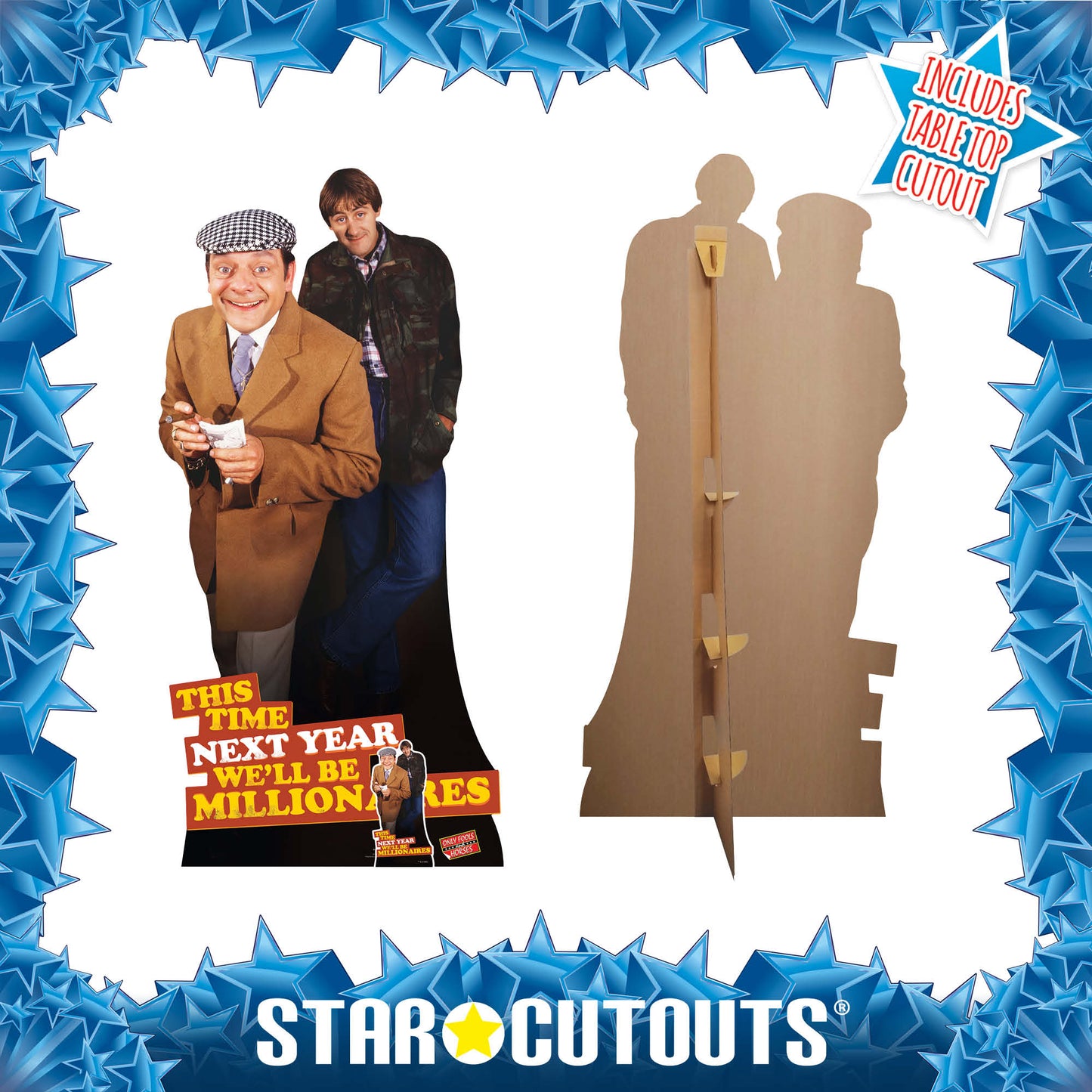 SC4751 Rodney and Del Boy (This Time Next Year We'll Be Millionaires) Cardboard Cut Out Height 188cm