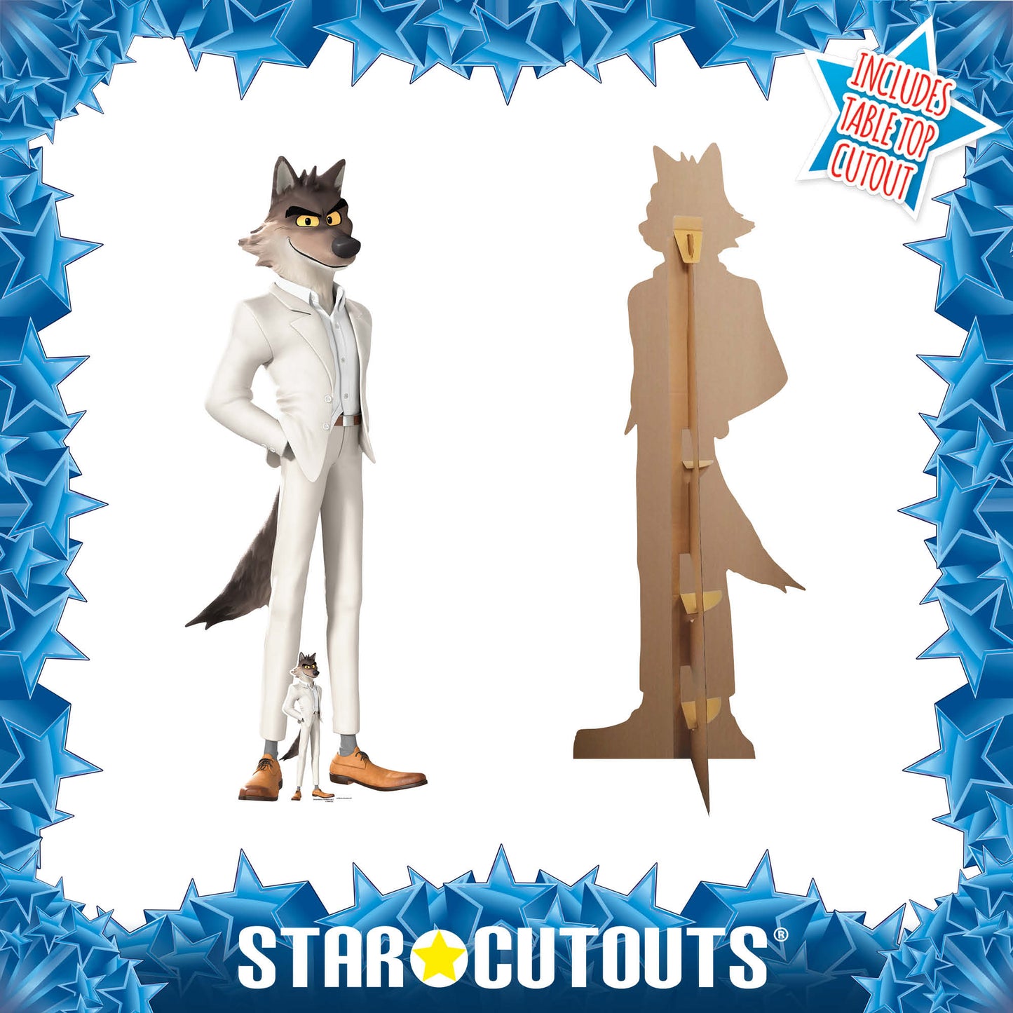 SC4752 Mr. Wolf The Bad Guys 2 Cardboard Cut Out Height 188cm