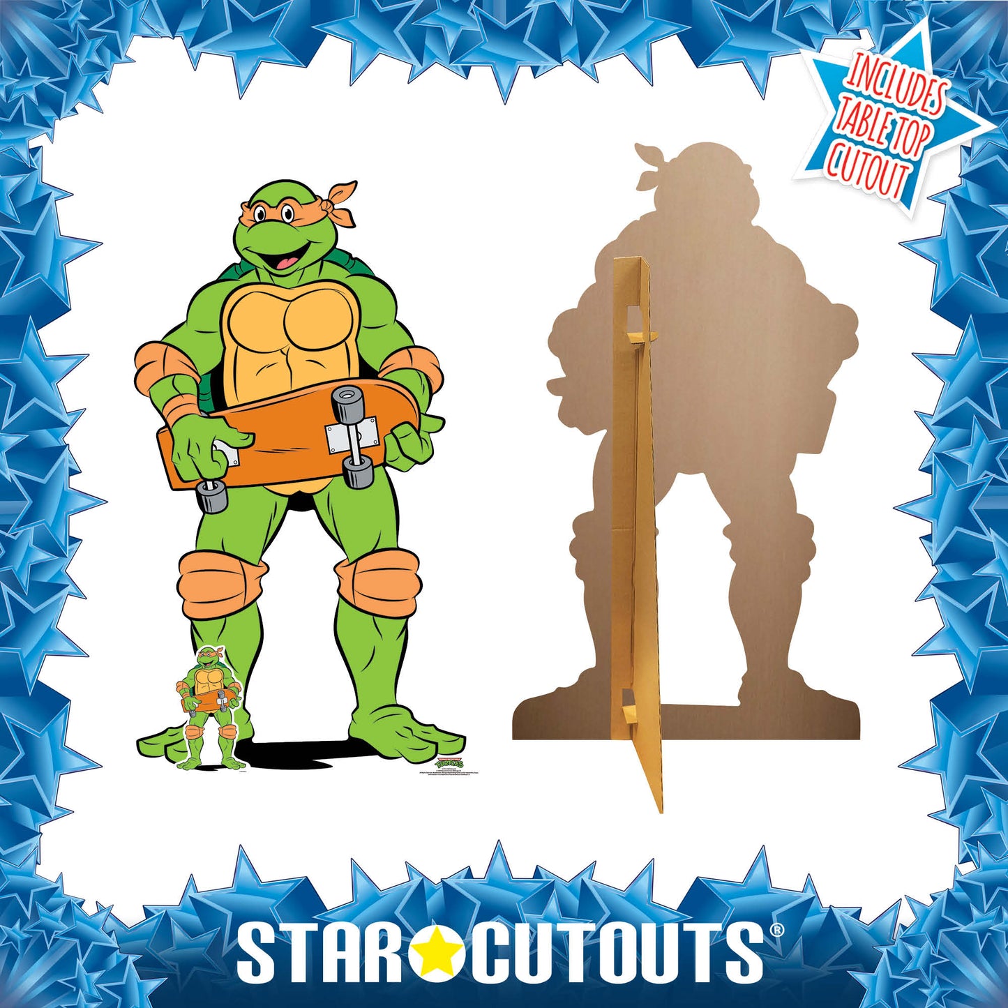 SC4763 TMNT Michelangelo Teenage Mutant Ninja Turtles Cardboard Cutouts Height 135cm