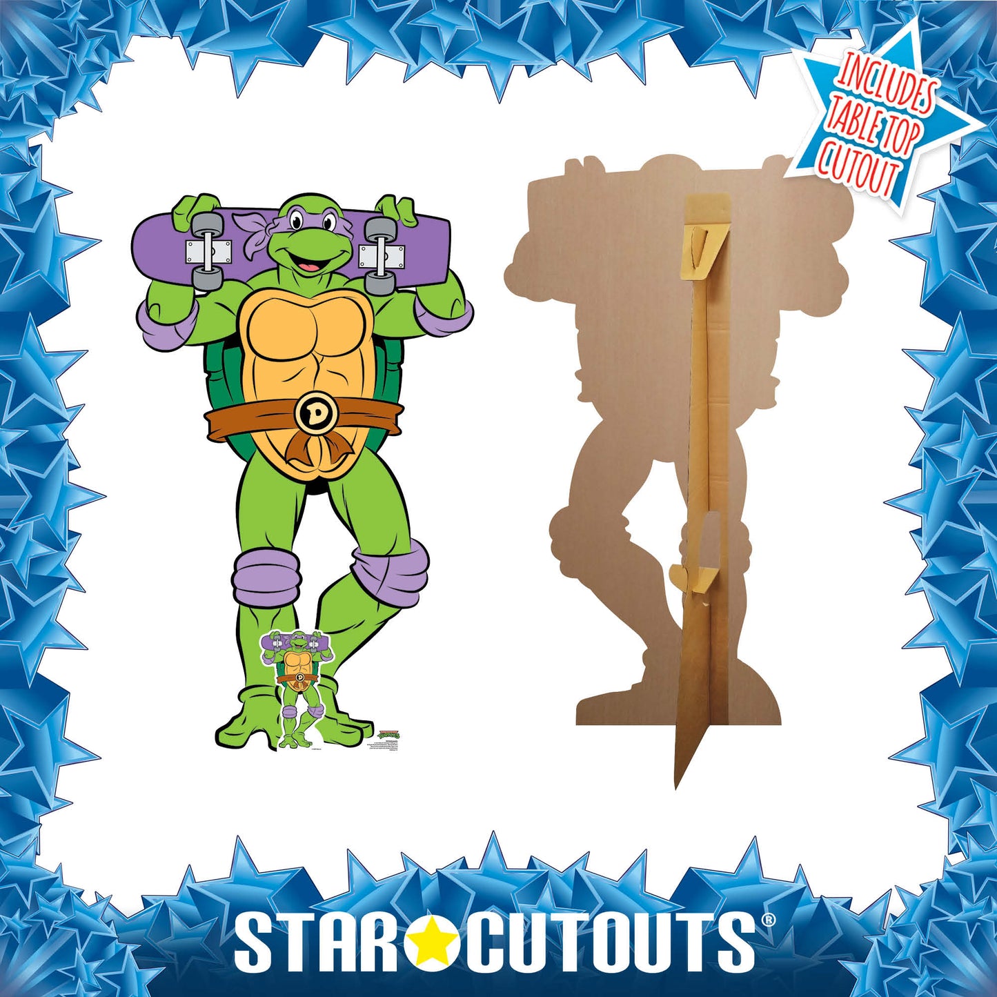 SC4764 TMNT Donatello Teenage Mutant Ninja Turtles Cardboard Cutouts Height 135cm