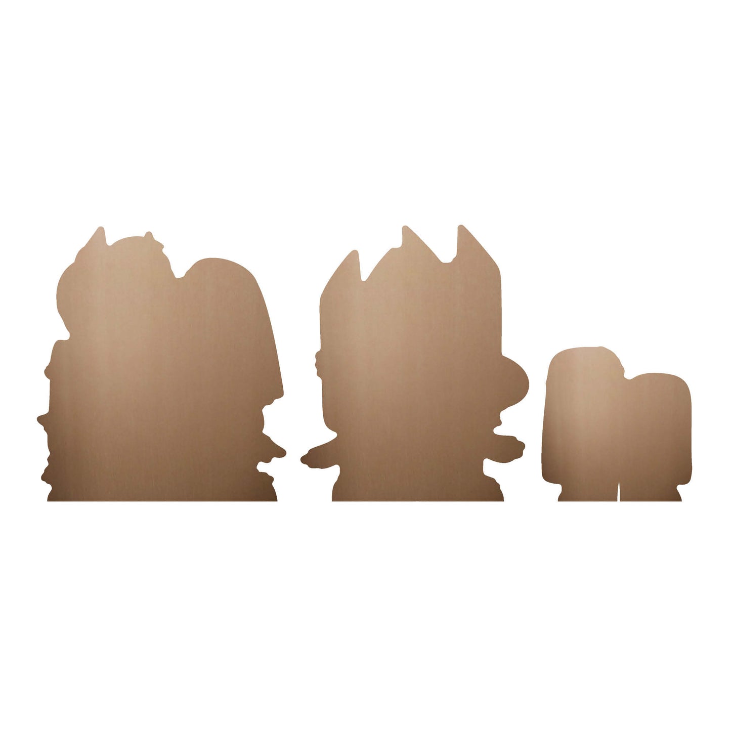 SC4766 Bluey & Bingo, Grannies, Heeler Family & Bluey Family Wedding Shelf Top Pack Cardboard CutoutsHeight 21cm