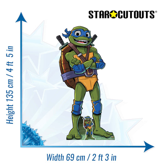 SC4800 Tales of Teenage Mutant Ninja Turtles TMNT Leonardo Medium Cardboard Cutout Height 135cm