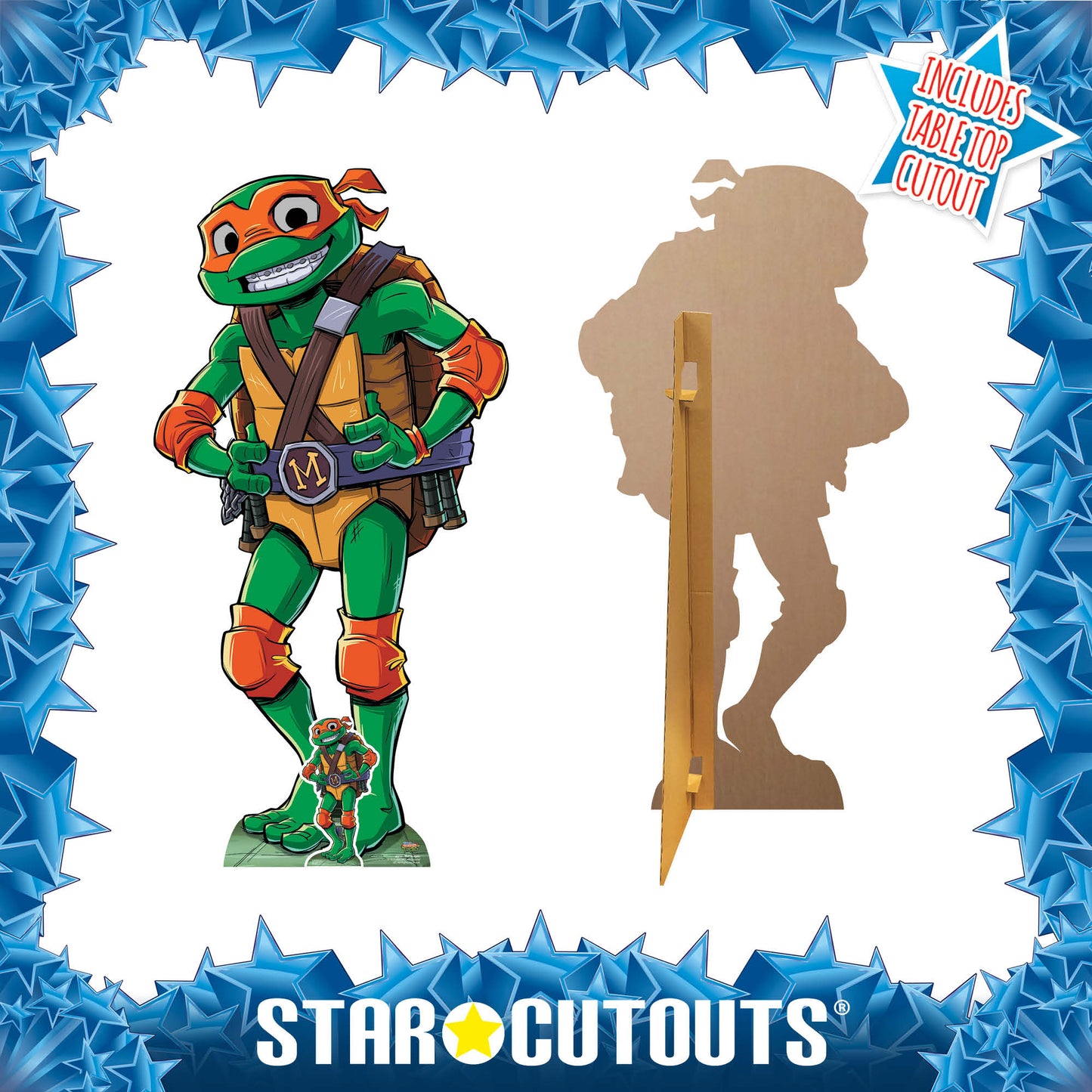 SC4801 Tales of Teenage Mutant Ninja Turtles TMNT Michelangelo Medium Cardboard Cutout Height 133cm