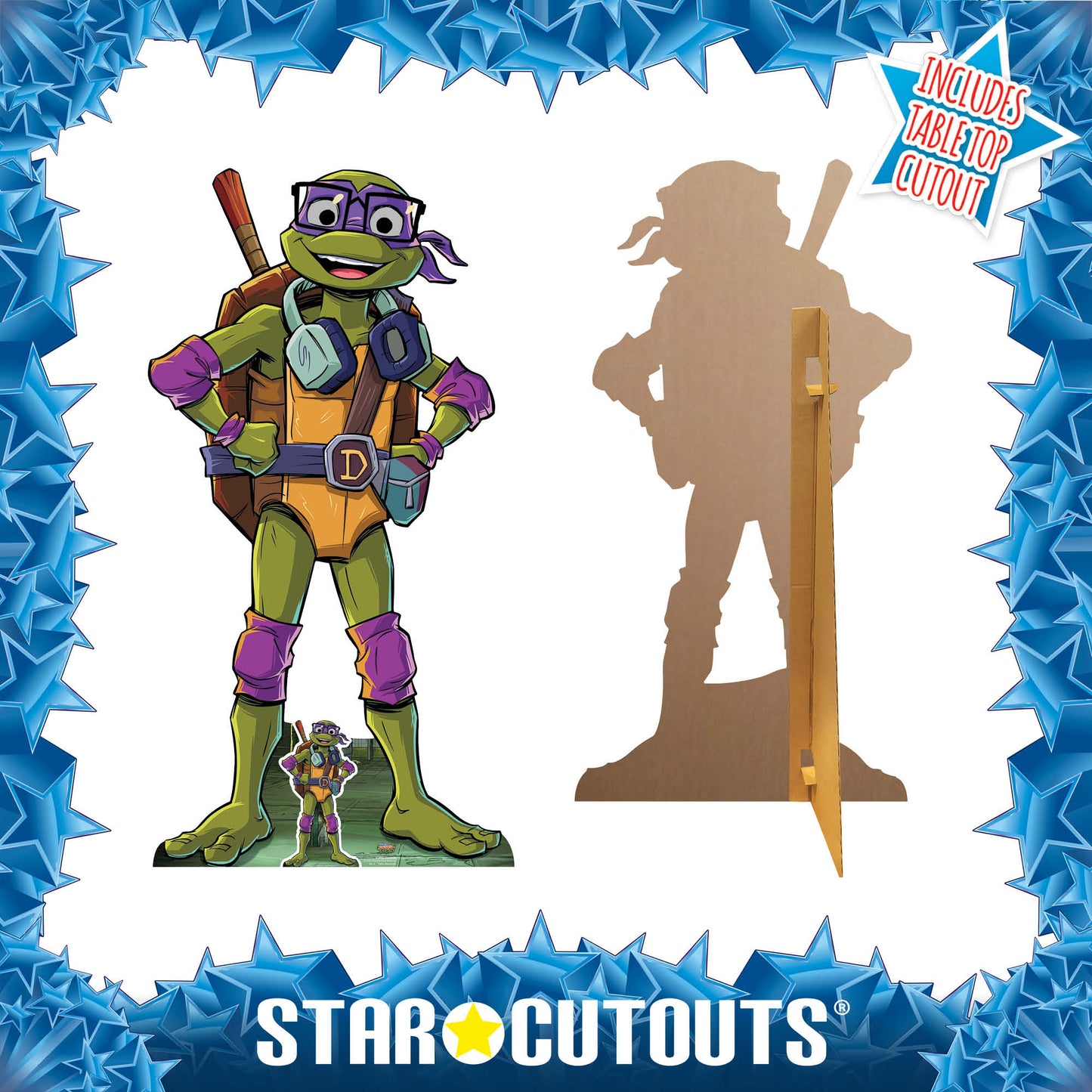 SC4802 Tales of Teenage Mutant Ninja Turtles TMNT Donatello Medium Cardboard Cutout Height 134cm