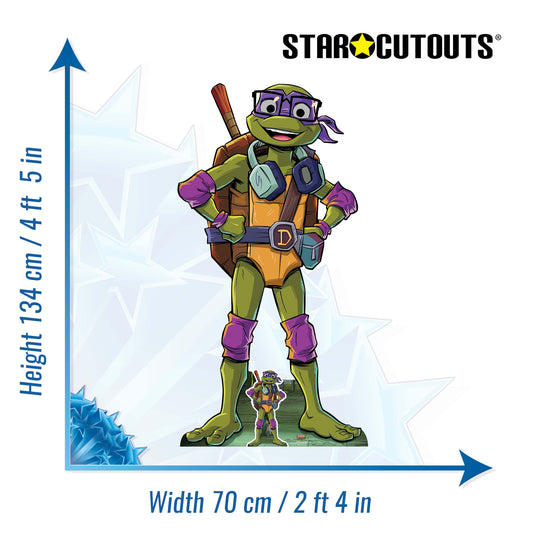 SC4802 Tales of Teenage Mutant Ninja Turtles TMNT Donatello Medium Cardboard Cutout Height 134cm
