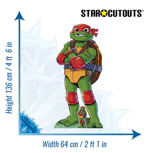 SC4803 Tales of Teenage Mutant Ninja Turtles TMNT Raphael Medium Cardboard Cutout Height 136cm