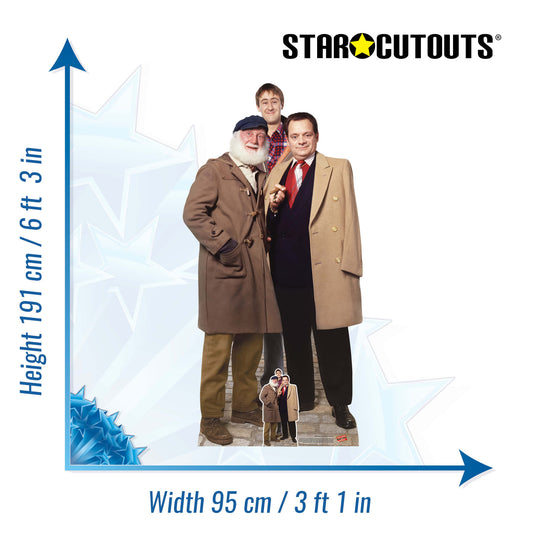 SC4804 Albert, Rodney, and Del Boy Cardboard Cut Out Height 191cm