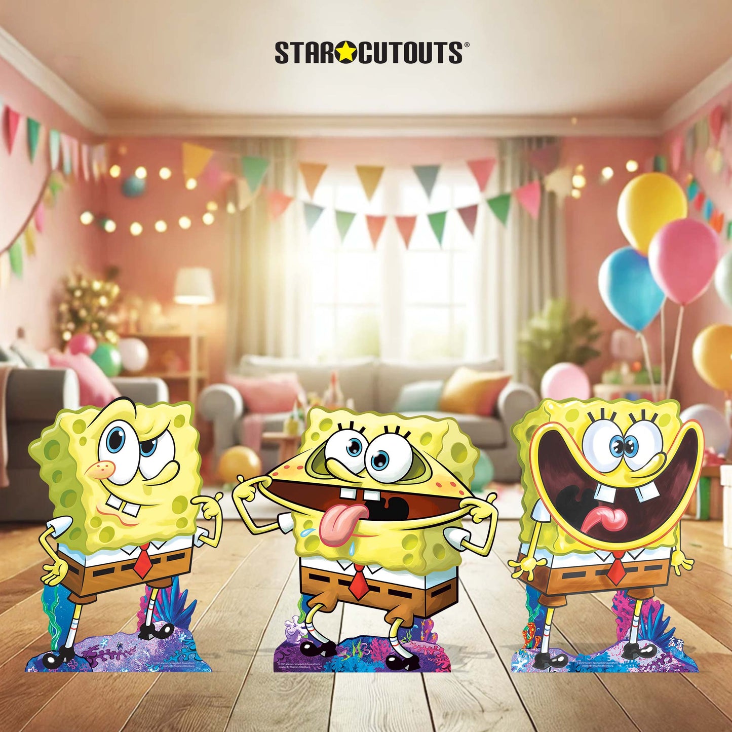 SC4812 Sponge Bob Multi Pack Cardboard Cutouts Height 63cm