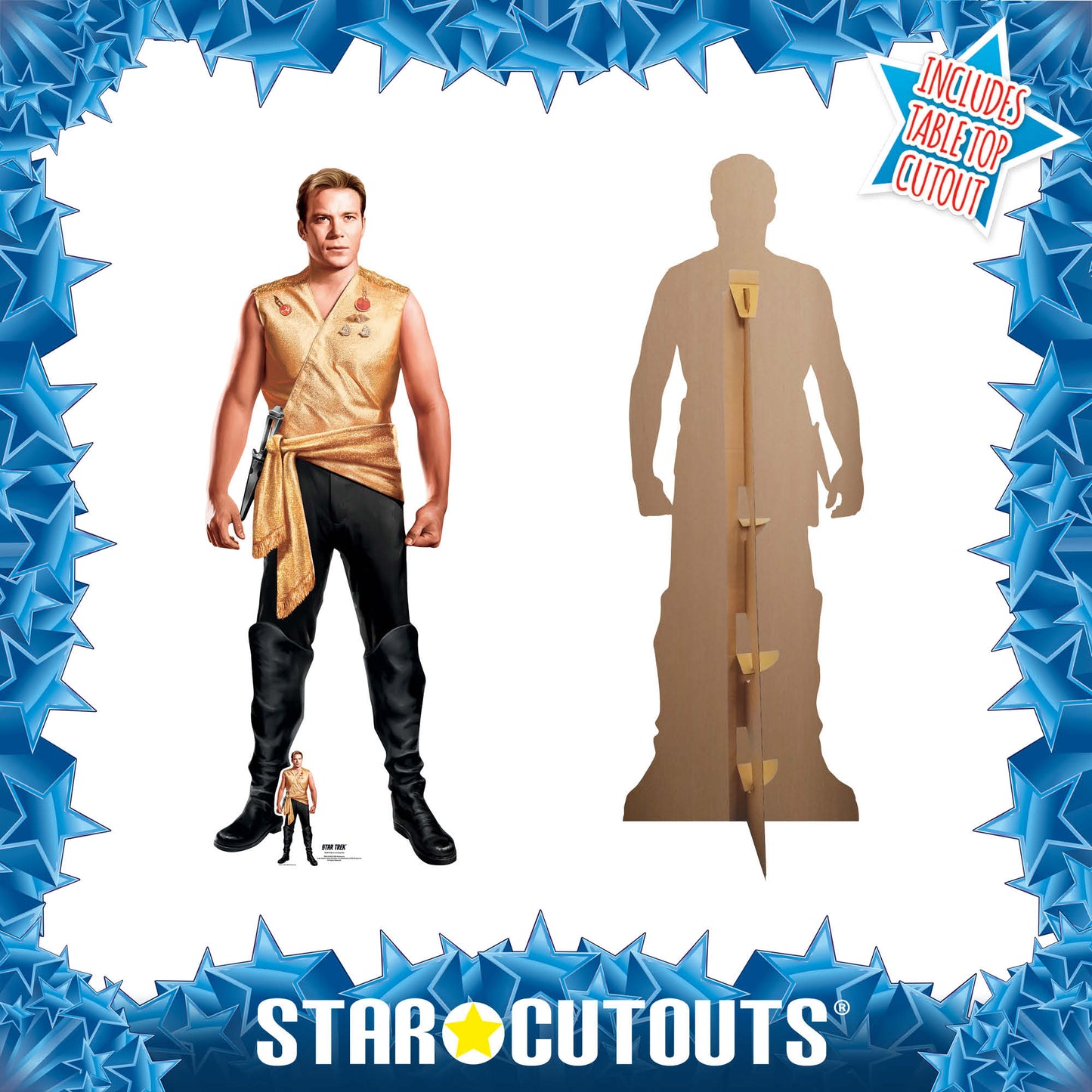 SC4815 Mirror Universe Captain Kirk Star Trek Cardboard Cutout Height 176cm