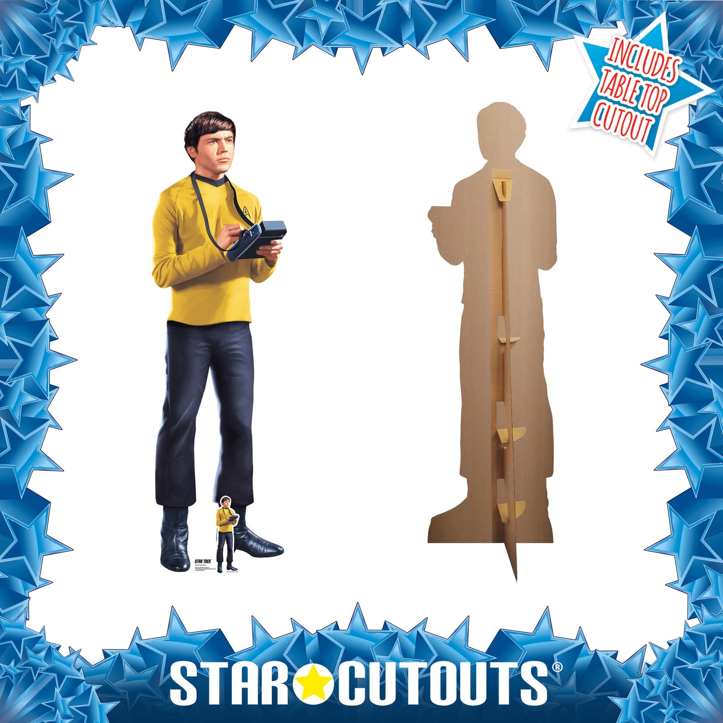 SC4816 Pavel Chekov Star Trek Cardboard Cutout Height 171cm
