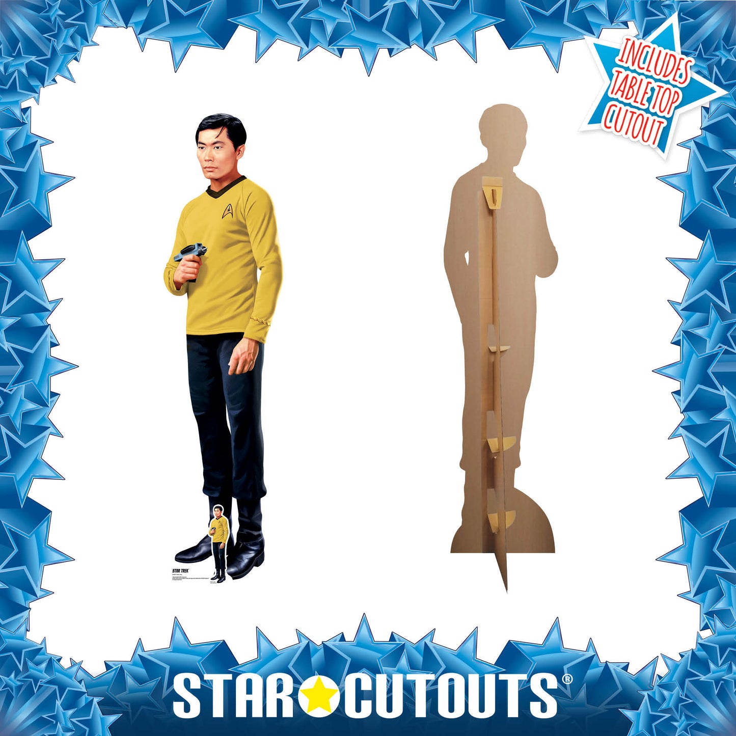 SC4817 Hikaru Sulu Star Trek Cardboard Cutout Height 175cm