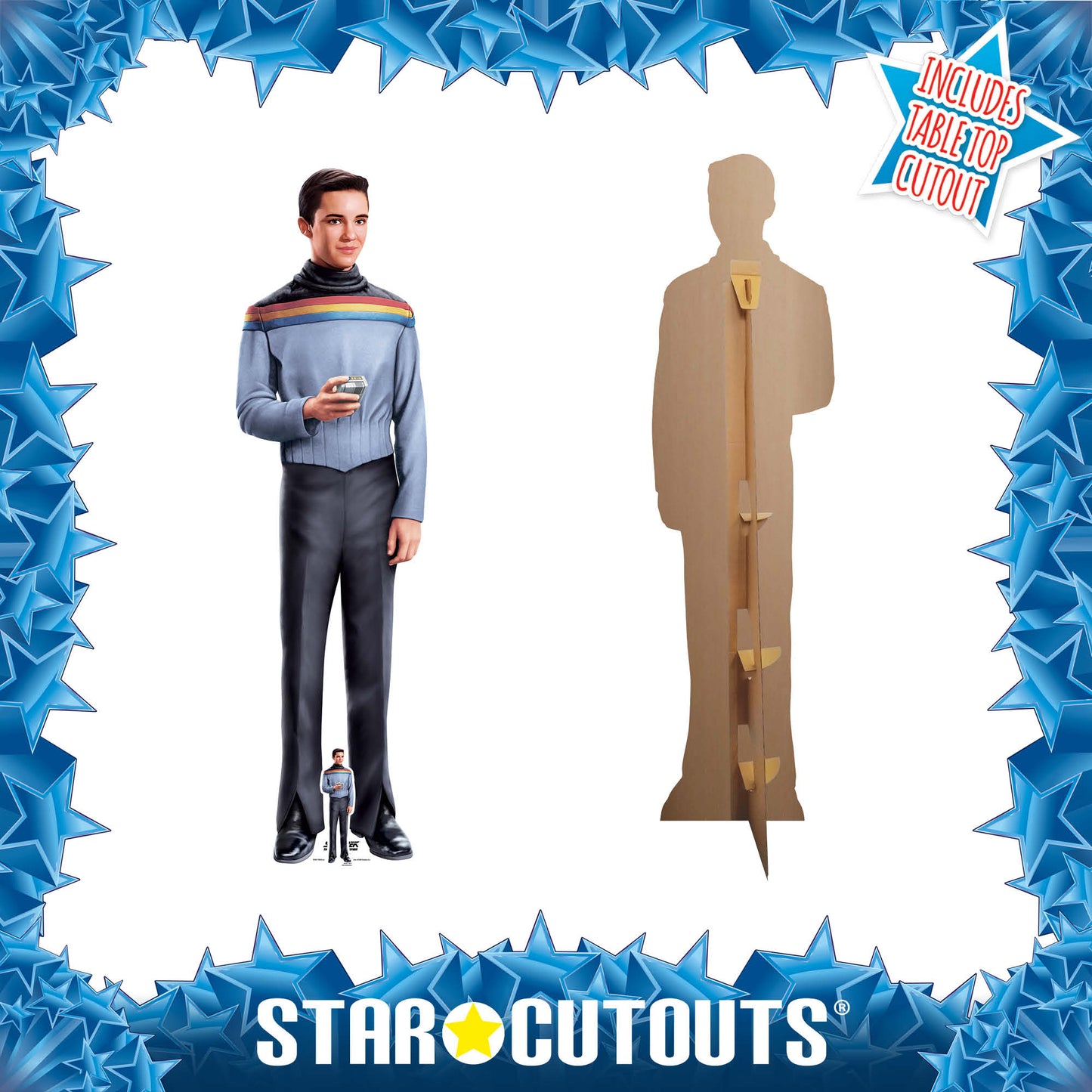 SC4820 Wesley Crusher Star Trek Cardboard Cutout Height 169cm