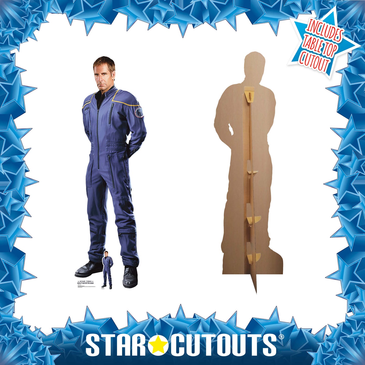 SC4823 Jonathan Archer Star Trek Cardboard Cutout Height 184cm