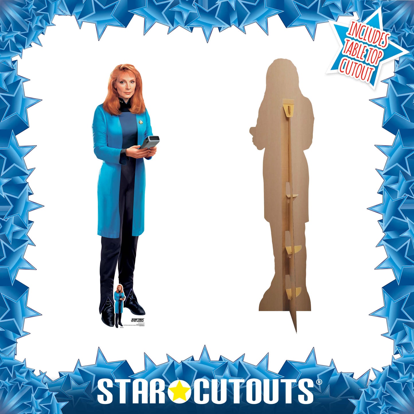 SC4830 Beverly Crusher Star Trek Cardboard Cutout Height 174cm