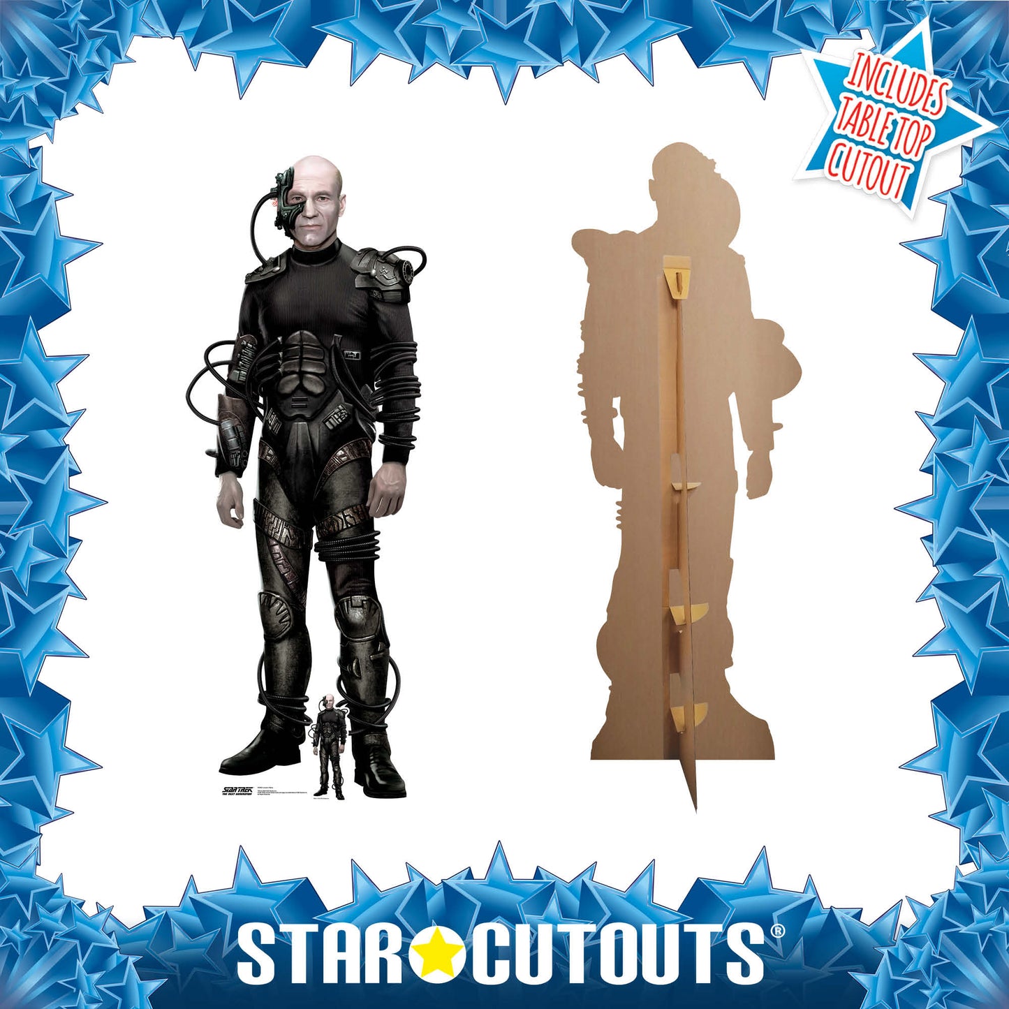 SC4831 Locutus of Borg Star Trek Cardboard Cutout Height 180cm