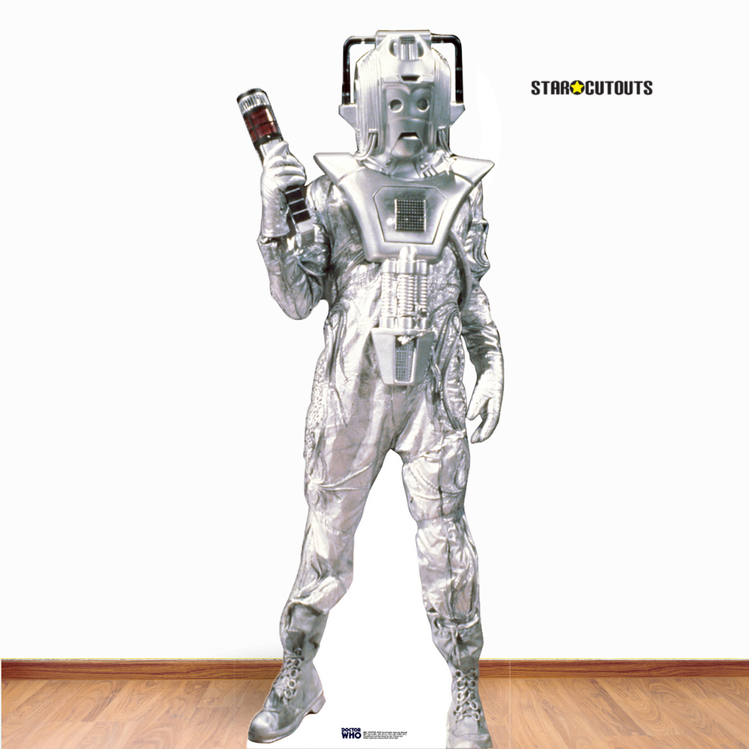 SC567 Classic Cyberman Earth Shock Style Cardboard Cutout - mycardboardcutout