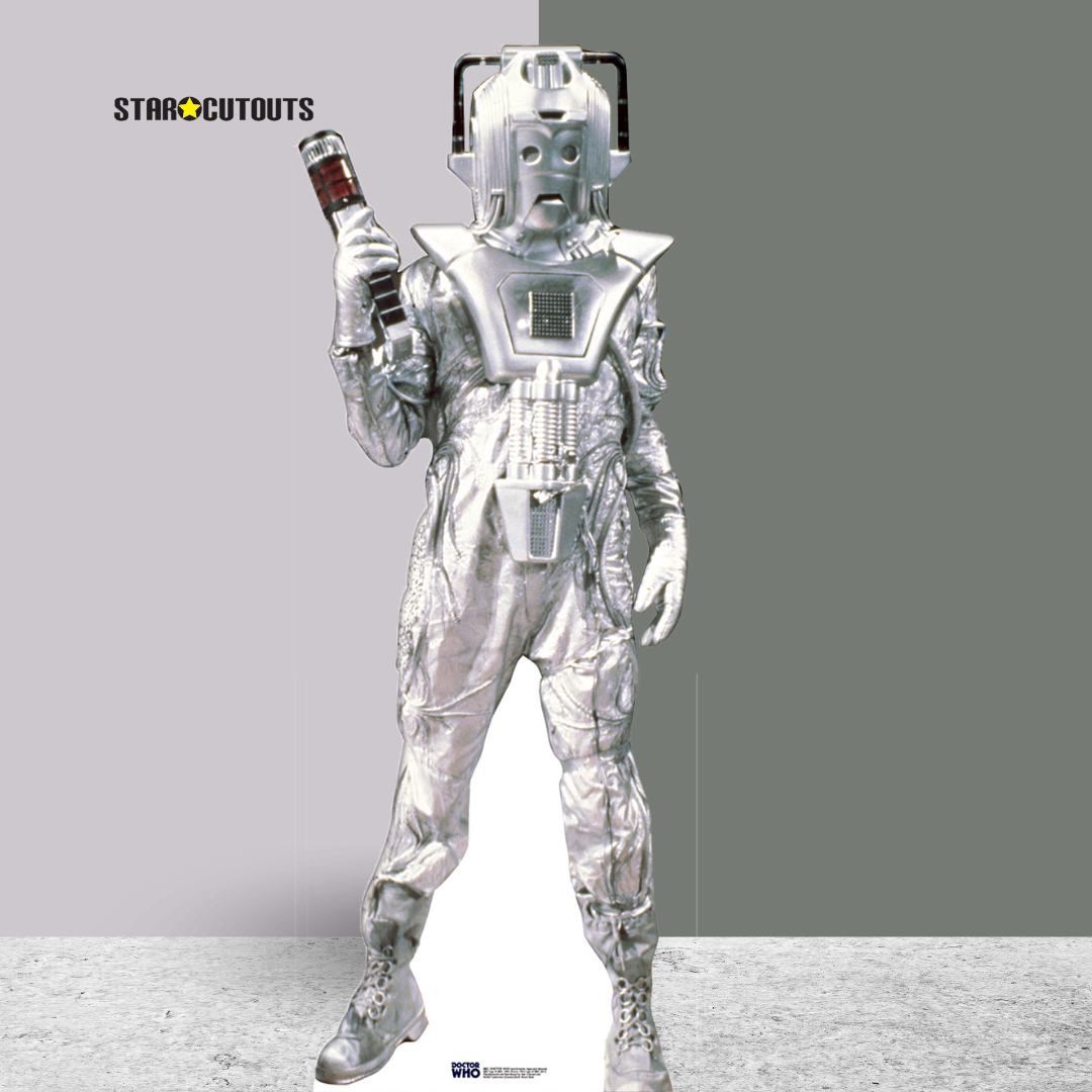 SC567 Classic Cyberman Earth Shock Style Cardboard Cutout - mycardboardcutout