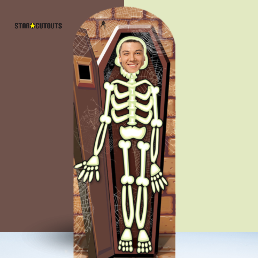Skeleton Stand In Cardboard Cutout Lifesize - mycardboardcutout