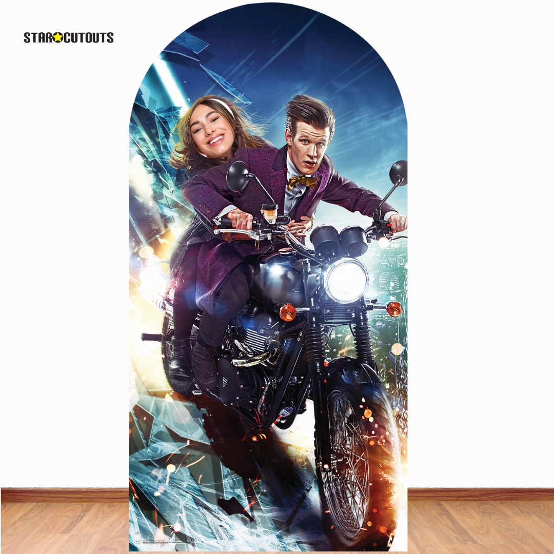 The Doctor and Clara Stand In Cardboard Cutout - mycardboardcutout