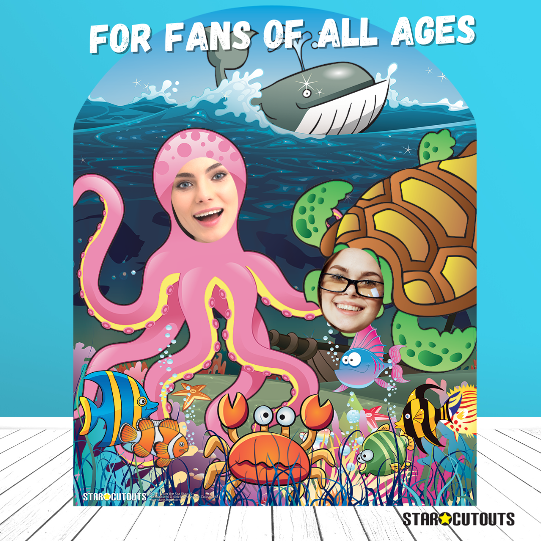 SC764 Under the Sea Stand In (Child) Cardboard Cut Out Height 118cm - mycardboardcutout
