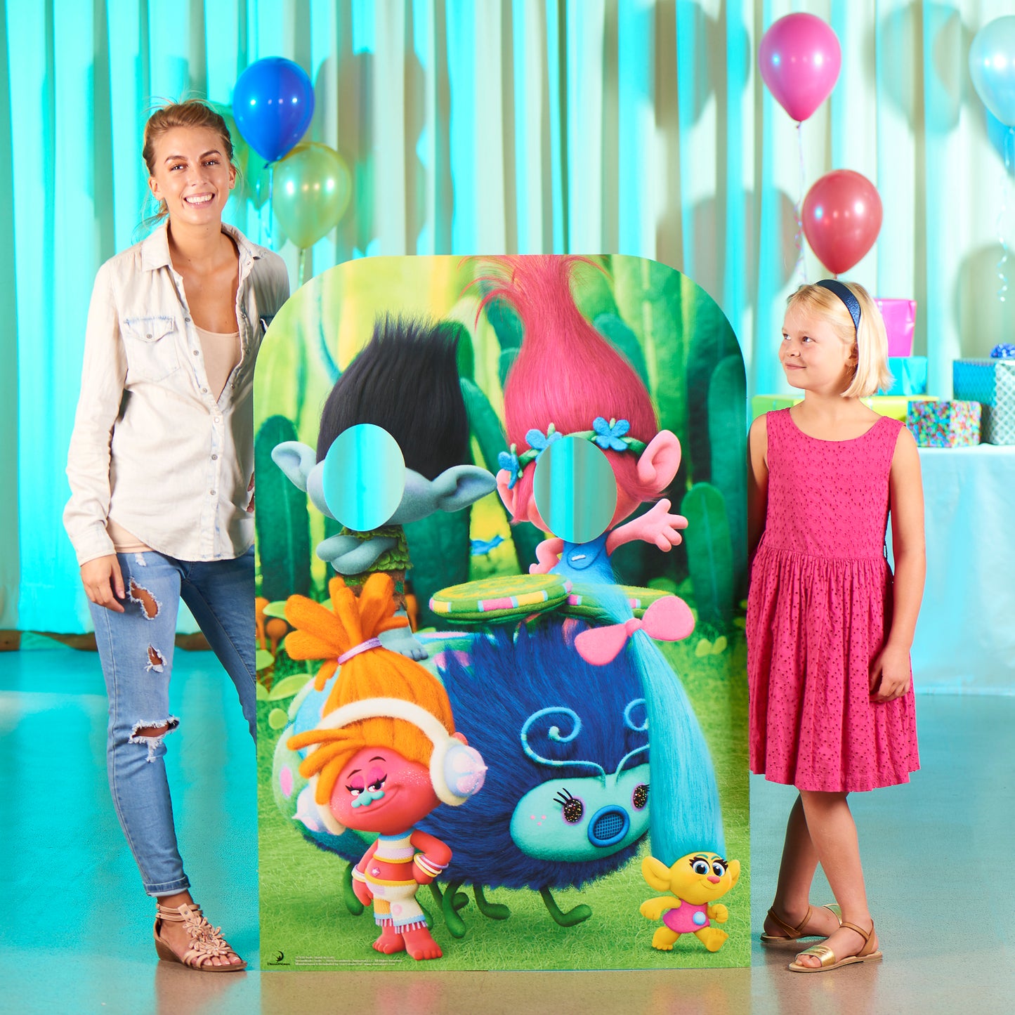 Trolls Stand-In (Can't Stop the Feeling Left) Cardboard Cutout - mycardboardcutout
