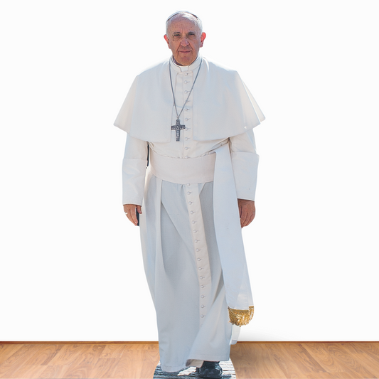Pope Francis Cardboard Cut Out Height 176cm - mycardboardcutout