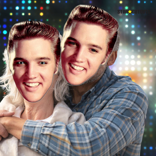 SMP20 Elvis Presley - Elvis Presley Six Pack Cardboard Face Masks With Tabs and Elastic