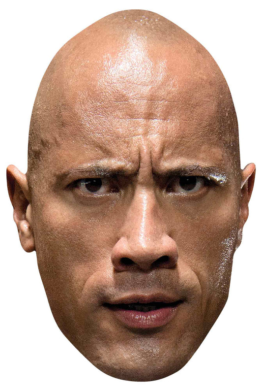 SM297 The Rock WWE Single Face Mask - mycardboardcutout