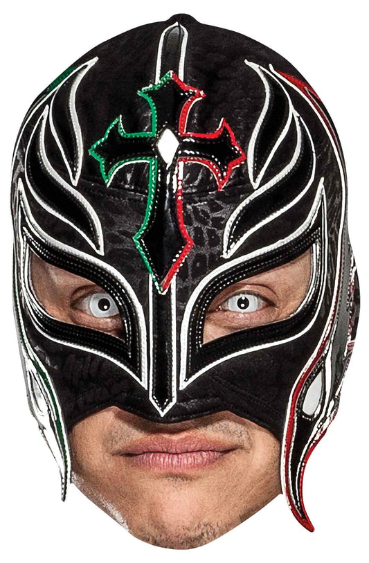 SM343 Rey Mysterio WWE Single Face Mask - mycardboardcutout