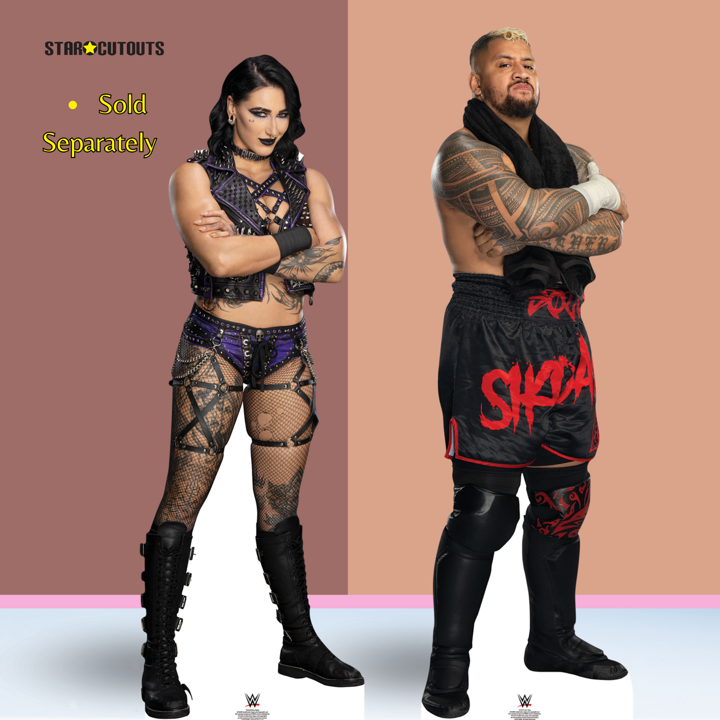 SC4547 Solo Sikoa WWE Cardboard Cut Out Height 190cm